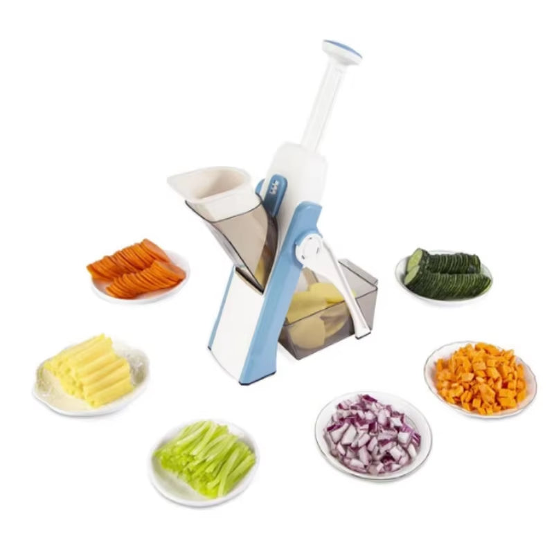 5-in-1 Vegetable Cutter – Adjustable Slice & Strip Kitchen Tool