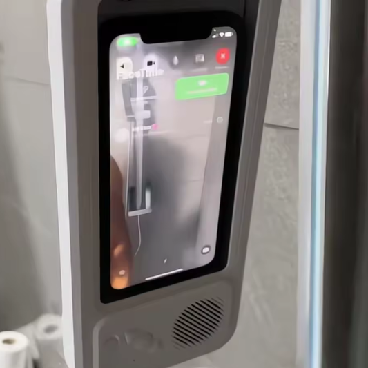 Waterproof Shower Phone Holder with Bluetooth Speaker – Hands-Free Music & Calls